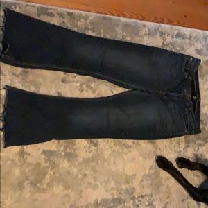 Fashion nova flare stretch jeans high waisted